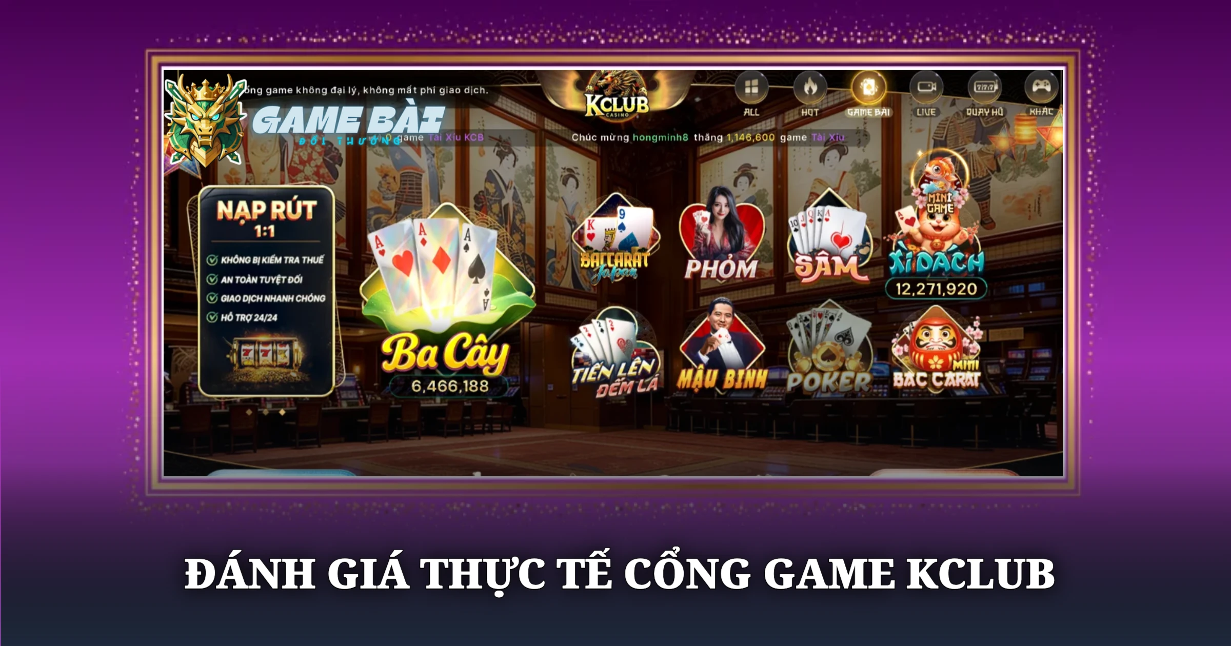 Đánh Giá Thực Tế Cổng Game Kclub